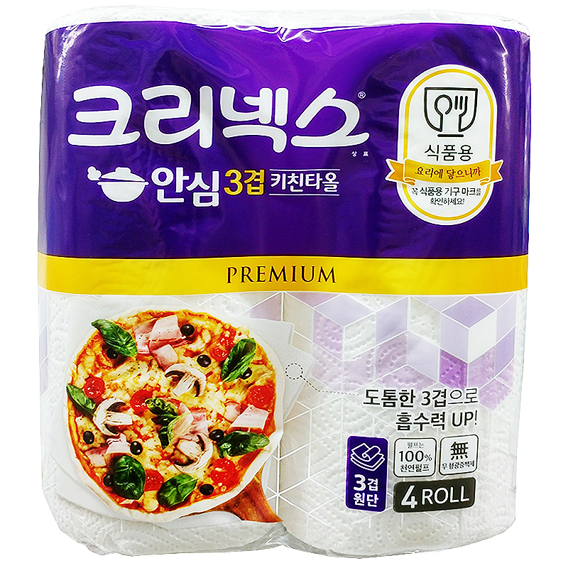 KLX 안심 3겹 KT 140매X4롤