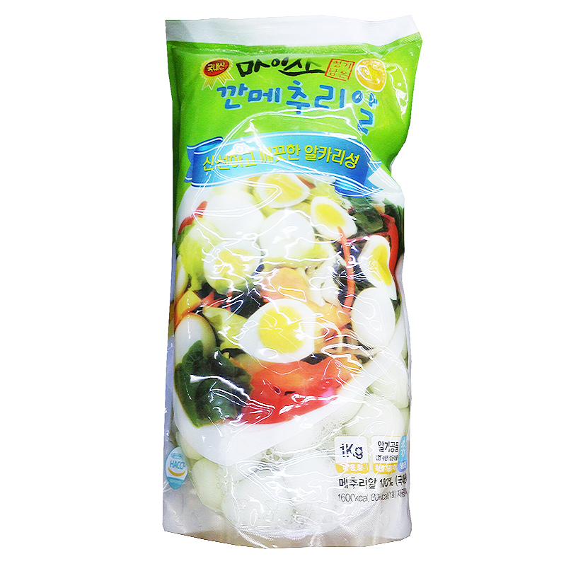 늘푸른 마이산 깐메추리알