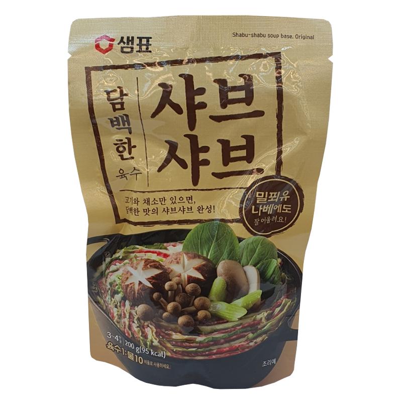 샘표 샤브샤브육수 담백한맛 200g