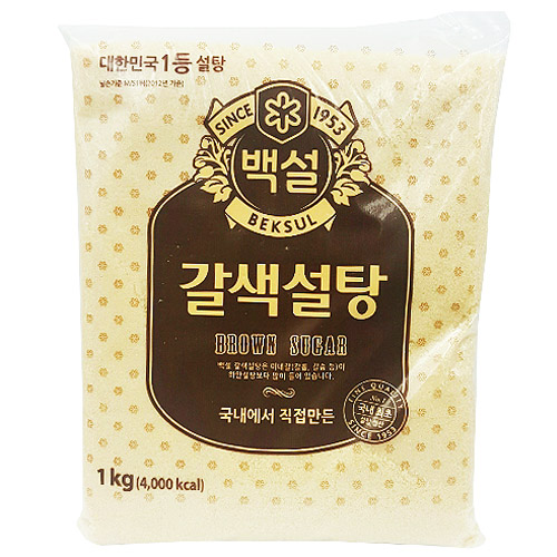 CJ 백설 갈색설탕 1kg