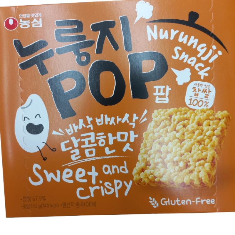 누룽지팝 달콤한맛 142g