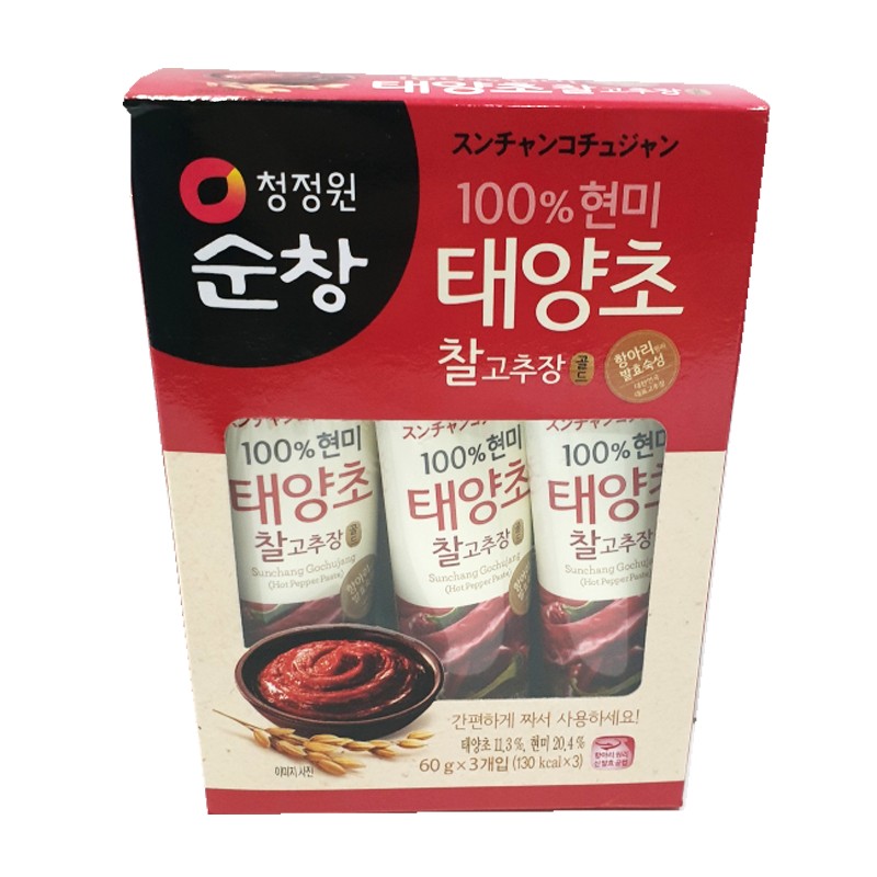 청정원 현미찰고추장 60g*3