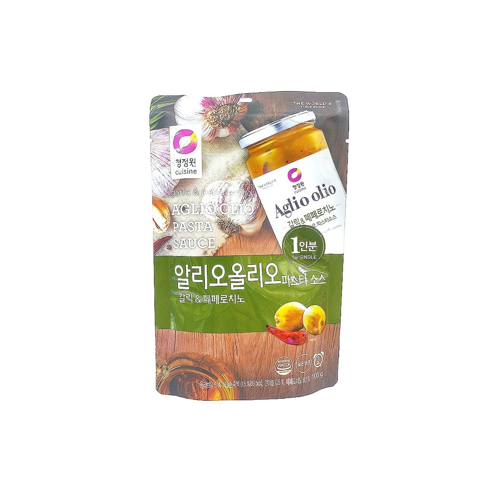 청정원 싱글파우치알리오올리오소스