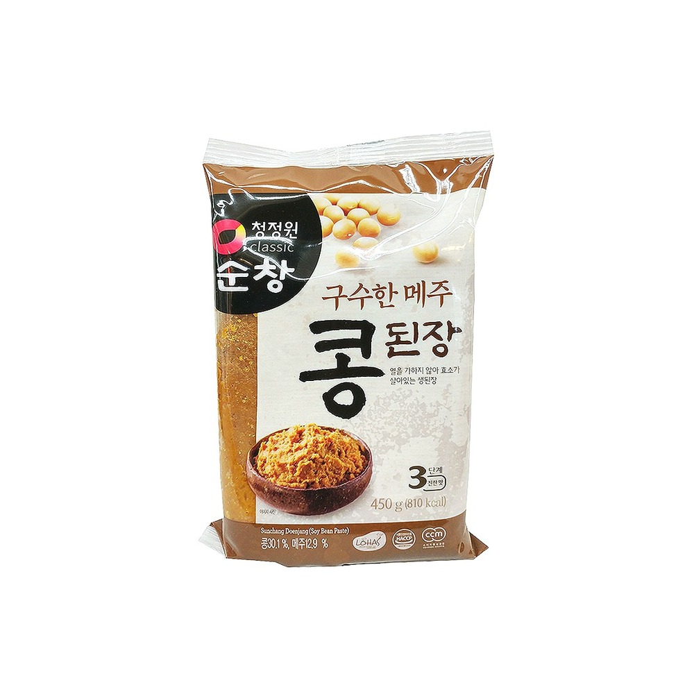 청정원 메주콩된장450G비닐 신