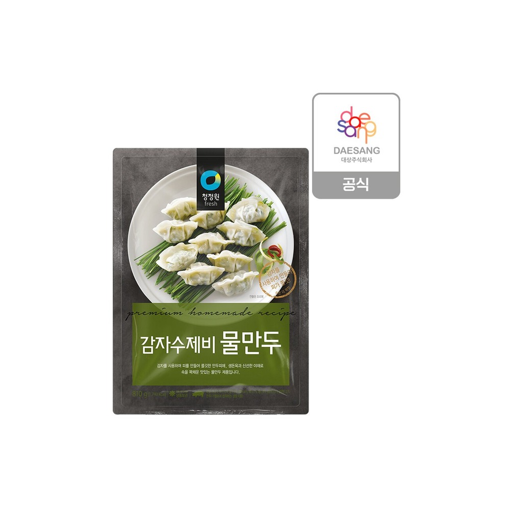 청정원 감자수제비물만두