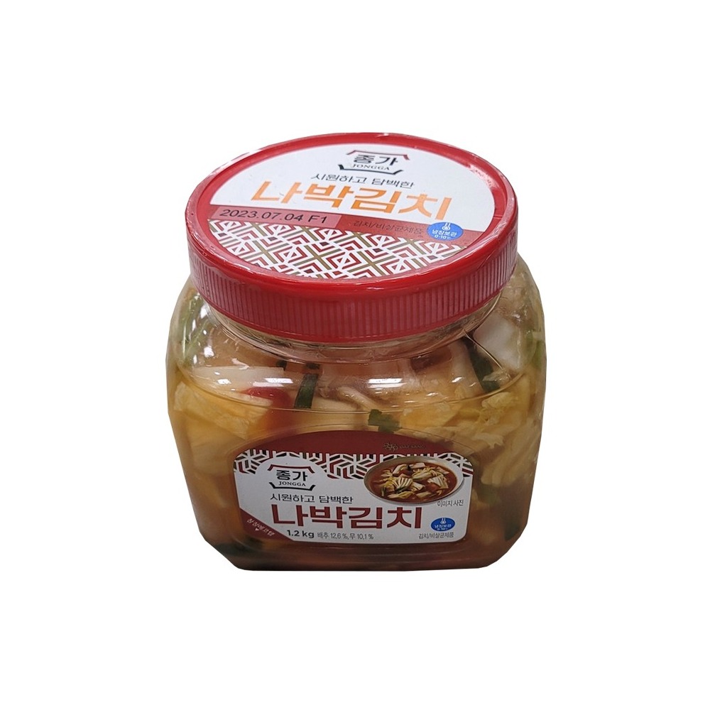 청정원 종가 담백한나박김치