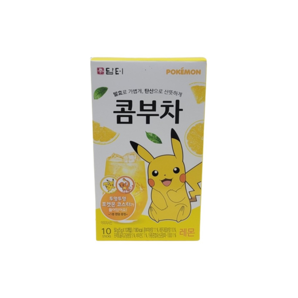 동서 담터 포켓몬 콤부차 레몬