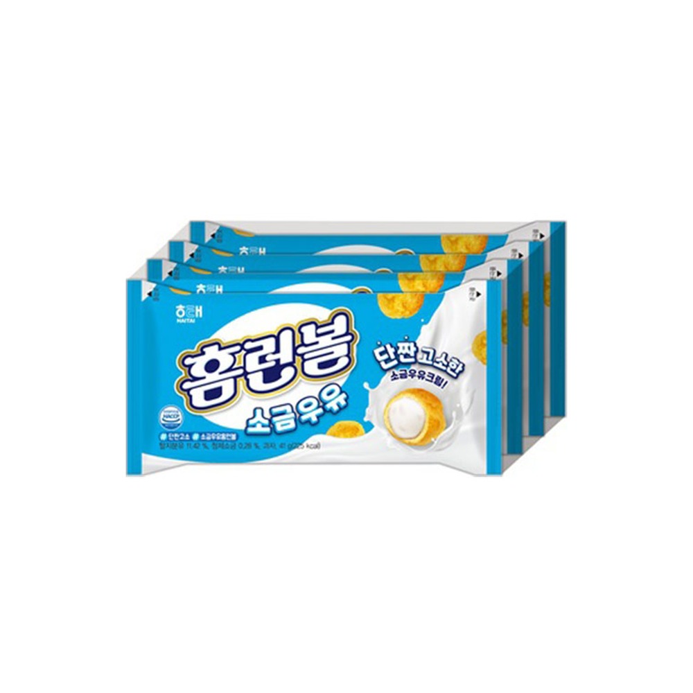 해태 홈런볼 소금우유