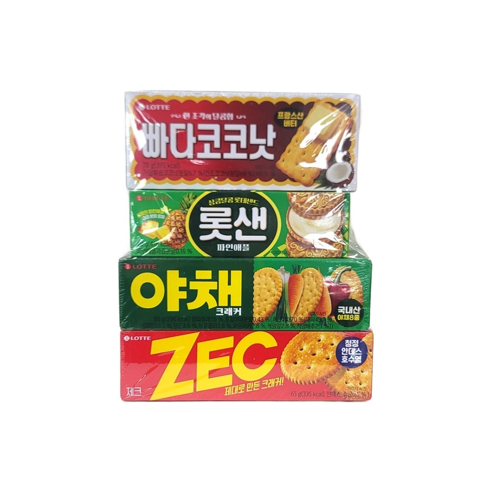 롯데 비스킷 기획 4번들