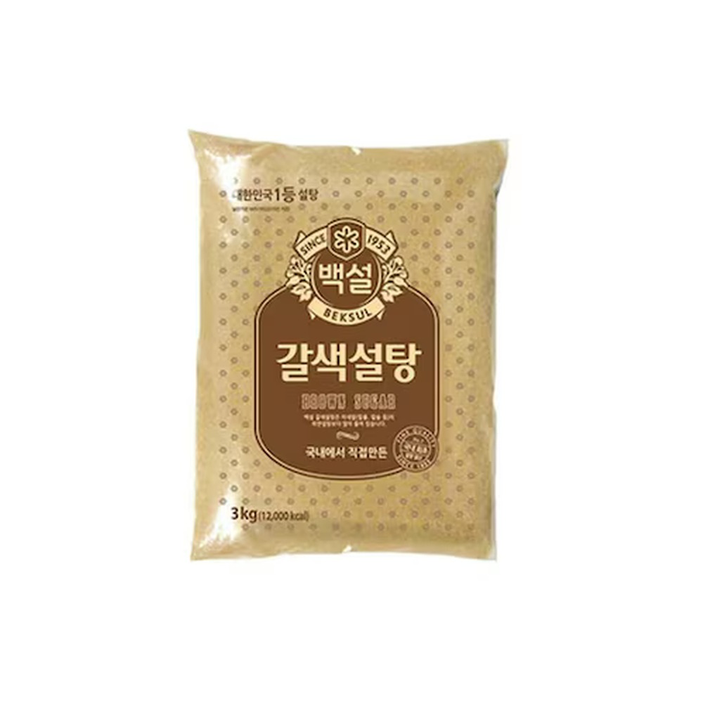 백설갈색설탕