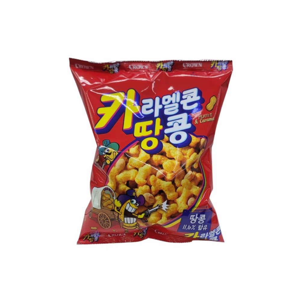 크라운땅콩카라멜