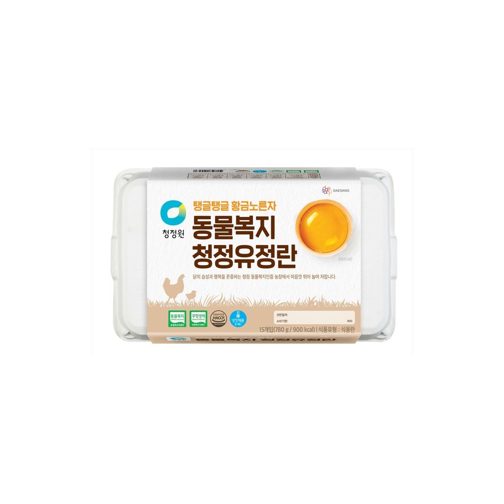 청정원 동물복지청정유정란