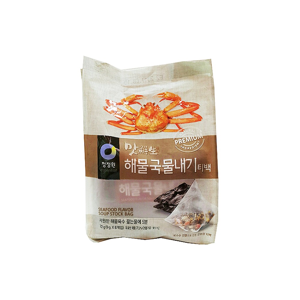 청정원 맛선생해물국물내기티백