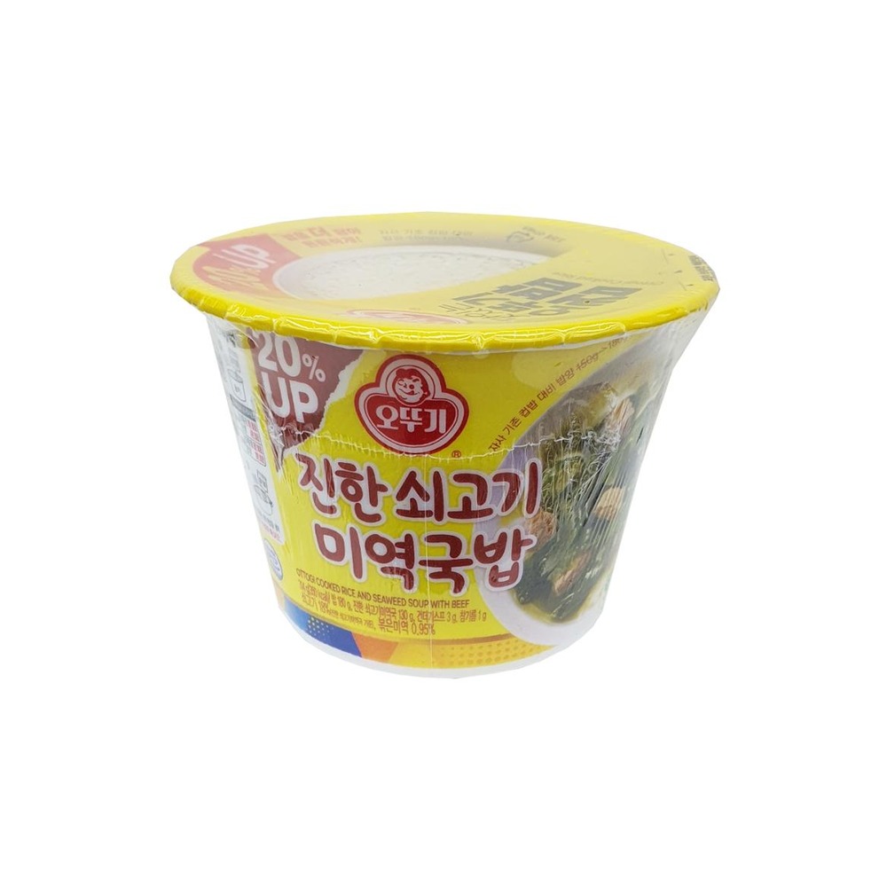 오뚜기 쇠고기미역국밥 컵