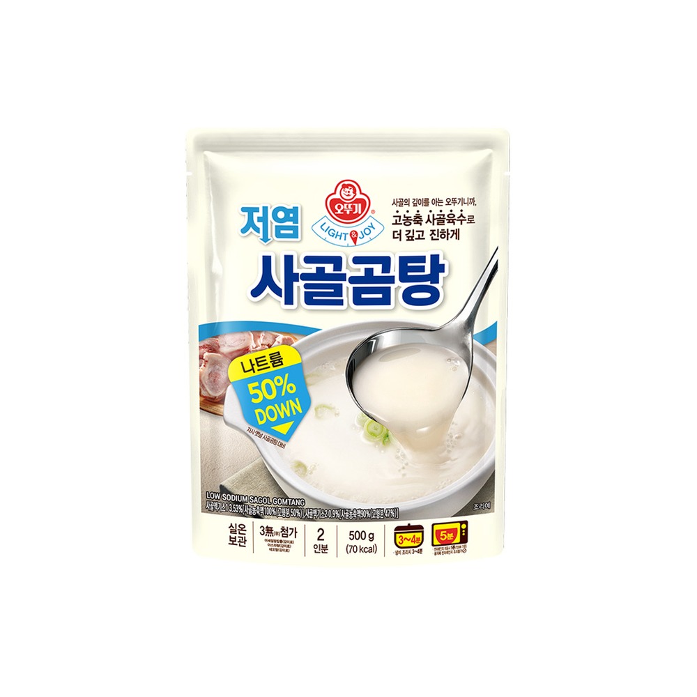 오뚜기 LIGHT&JOY 저염 사골곰탕