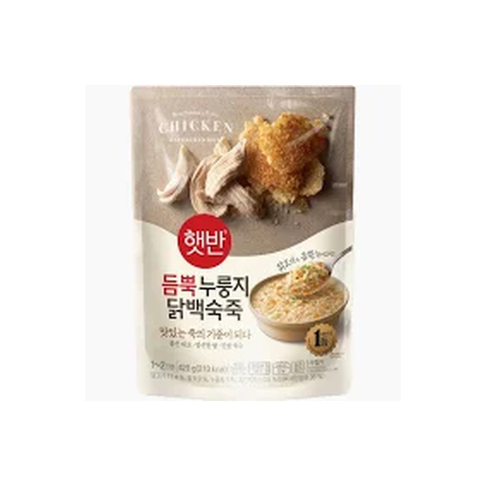 햇반 듬뿍 누룽지닭백숙죽