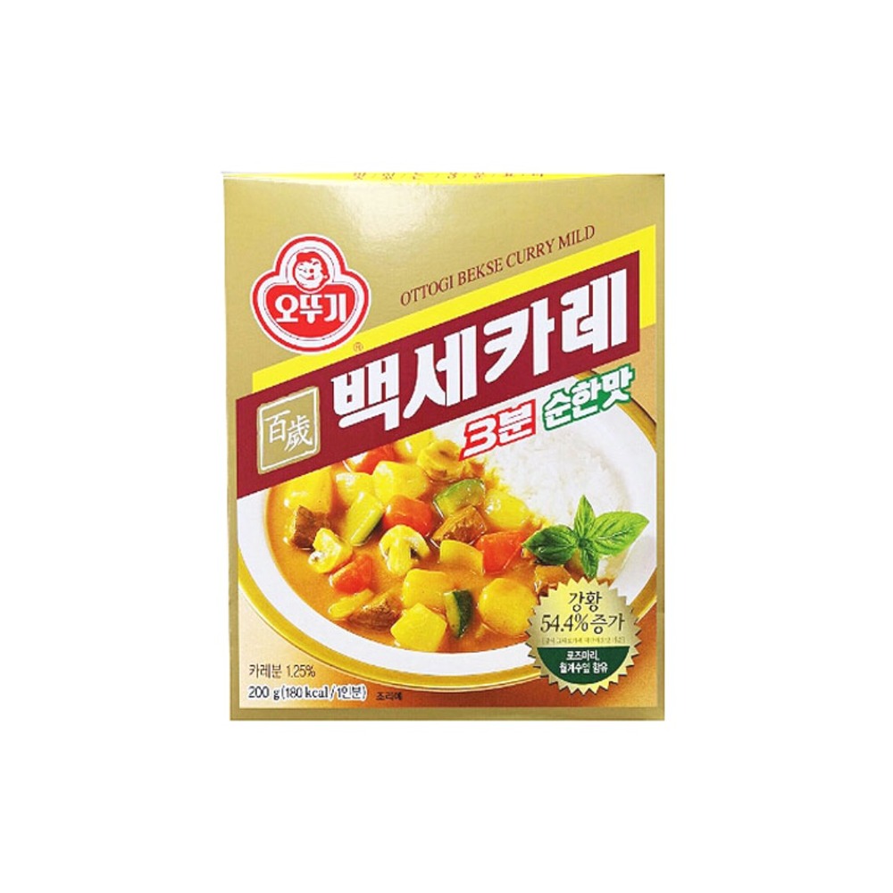 오뚜기 3분백세카레 순한맛