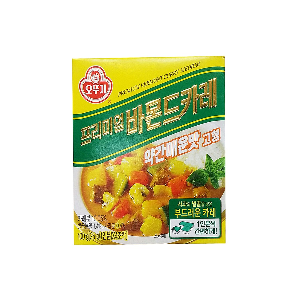오뚜기 프리미엄바몬드카레(약매)