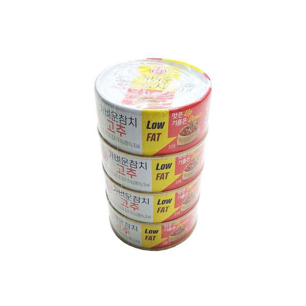 오뚜기가벼운참치고추(4입)