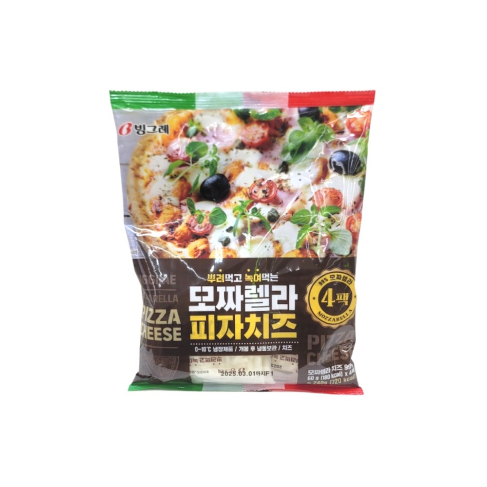 빙그레 모짜렐라치즈(4입)